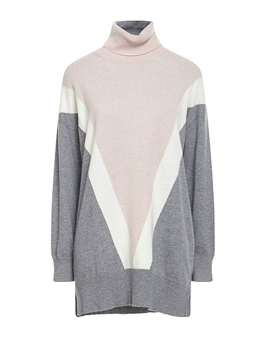 KANGRA Polo neck Beige 90% Wool, 10% Cashmere