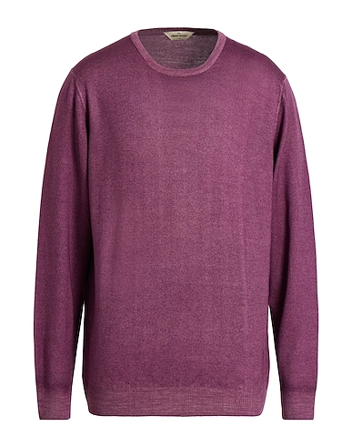 GRAN SASSO Sweater Purple 100% Virgin Wool