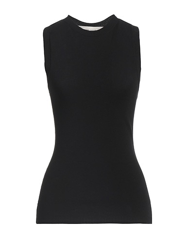 GOLDEN GOOSE Sleeveless sweater Black 70% Viscose, 30% Polyester