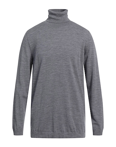 FRADI Polo neck Grey 87% Wool, 13% Elastane