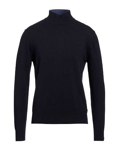 PAOLO PECORA Turtleneck Midnight blue 100% Virgin Wool