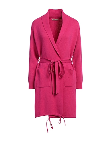 CASHMERE COMPANY Cardigan Fuchsia 70% Wool, 30% Cashmere