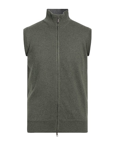 CASHMERE COMPANY Cardigan Verde militare 70% Lana, 30% Cachemire
