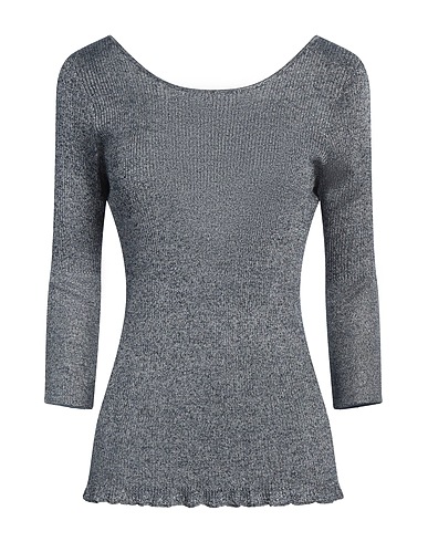MAJESTIC FILATURES Jumper Navy blue 54% Viscose, 46% Textile fibres