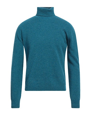 ALTEA Turtleneck Turquoise 100% Virgin Wool