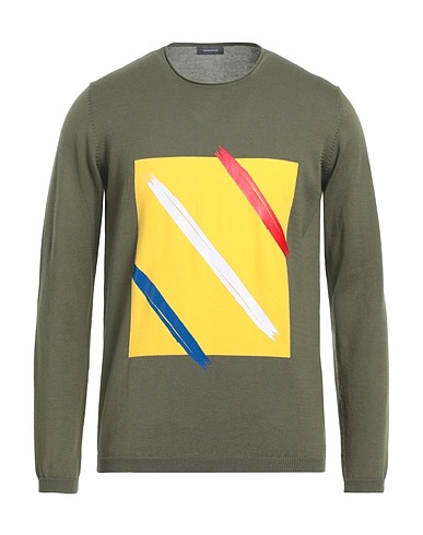 ROSSOPURO Jumper Military green 100% Cotton