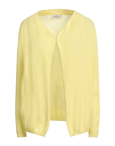 BRUNO MANETTI Cardigan Yellow 100% Cashmere