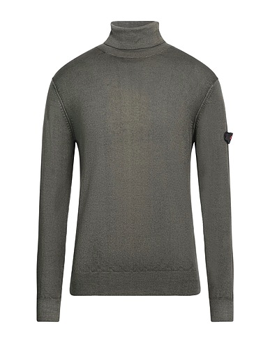 PEUTEREY Turtleneck Military green 100% Wool