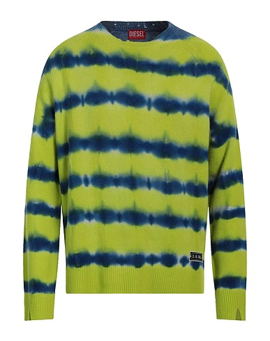 DIESEL Jumper Lime green 100% Wool