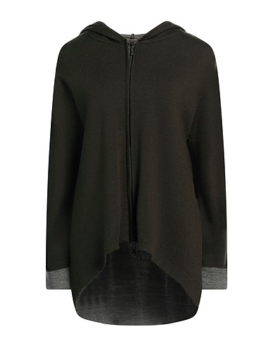 CASHMERE COMPANY Cardigan Vert militaire 97% Laine mérinos, 3% Élasthanne