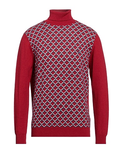 HARMONT & BLAINE Polo neck Brick red 100% Wool