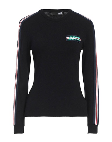LOVE MOSCHINO Pullover Nero 38% Poliammide, 31% Acrilico, 20% Lana, 11% Poliestere