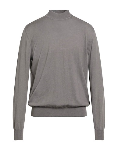 FILIPPO DE LAURENTIIS Rollkragenpullover Maulwurfsgrau 100% Super 120s Wolle
