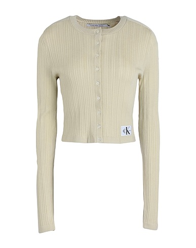 CALVIN KLEIN JEANS Cardigan Cream 78% Lyocell, 22% Polyamide