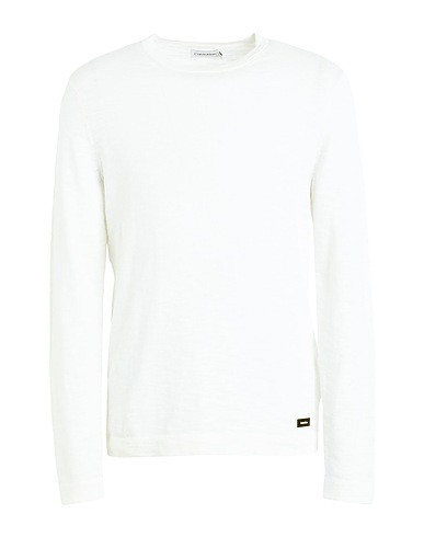 CALVIN KLEIN Jumper Ivory 70% Cotton, 30% Polyester