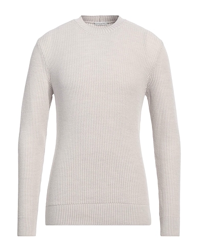 PAOLO PECORA Pullover Grigio chiaro 100% Lana Vergine