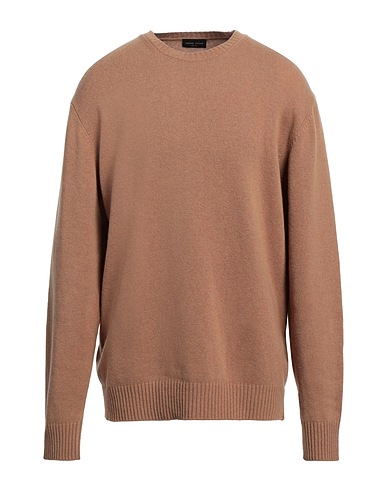 ROBERTO COLLINA Pullover Cioccolato 90% Lana Merino, 10% Cachemire
