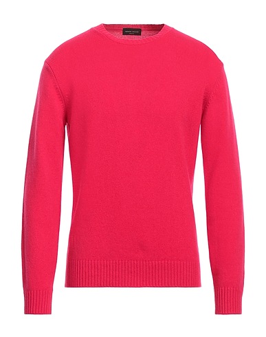 ROBERTO COLLINA Pullover Fucsia 90% Lana Merino, 10% Cachemire