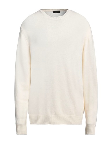 ROBERTO COLLINA Jumper Cream 90% Merino Wool, 10% Cashmere
