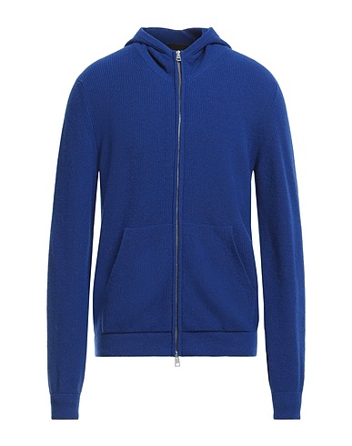 ROBERTO COLLINA Cardigan Blue 90% Merino Wool, 10% Cashmere