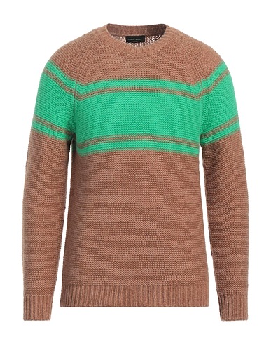 ROBERTO COLLINA Jumper Camel 68% Baby alpaca wool, 22% Nylon, 10% Wool