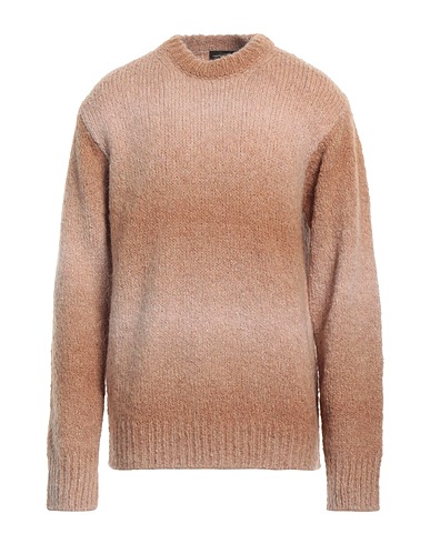ROBERTO COLLINA Sweater Camel 63% Baby alpaca wool, 37% Nylon