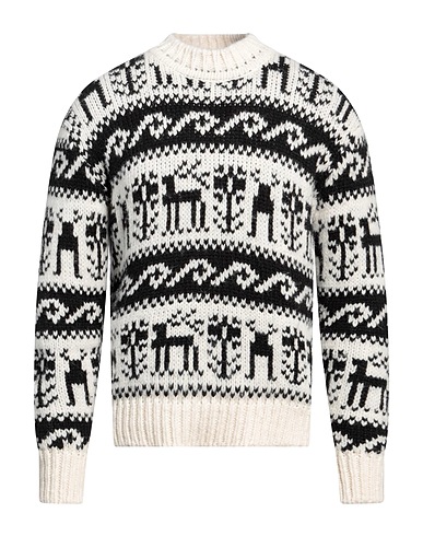 ROBERTO COLLINA Sweater Off white 68% Baby alpaca wool, 22% Nylon, 10% Wool
