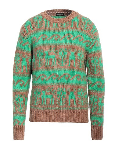 ROBERTO COLLINA Pullover Kamel 68% Baby alpakawolle, 22% Nylon, 10% Wolle