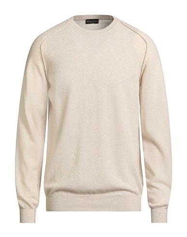 ROBERTO COLLINA Jumper Beige 90% Merino Wool, 10% Cashmere