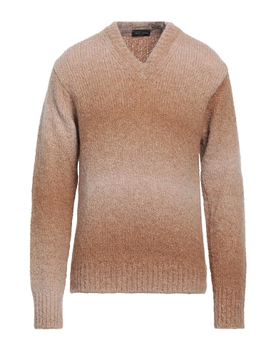 ROBERTO COLLINA Pullover Cammello 63% Lana di baby alpaca, 37% Nylon
