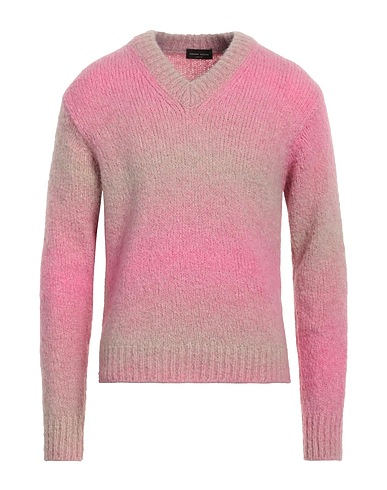 ROBERTO COLLINA Pullover Rosa 63% Lana di baby alpaca, 37% Nylon