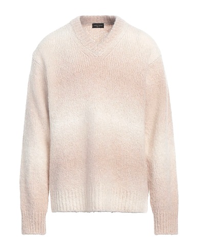 ROBERTO COLLINA Pullover Beige 63% Lana di baby alpaca, 37% Nylon