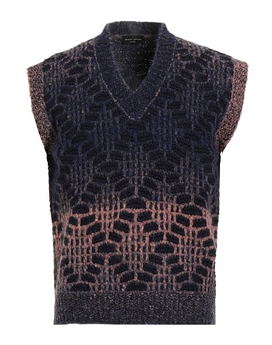 ROBERTO COLLINA Jumper Navy blue 63% Baby alpaca wool, 37% Nylon
