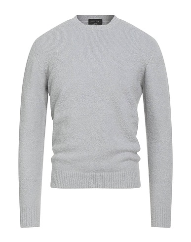 ROBERTO COLLINA Jumper Grey 80% Cotton, 16% Nylon, 4% Elastane