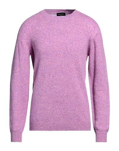 ROBERTO COLLINA Jumper Lilac 47% Merino Wool, 32% Baby camel wool, 21% Nylon