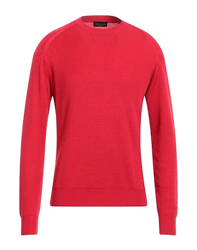 ROBERTO COLLINA Sweater Garnet 100% Merino Wool