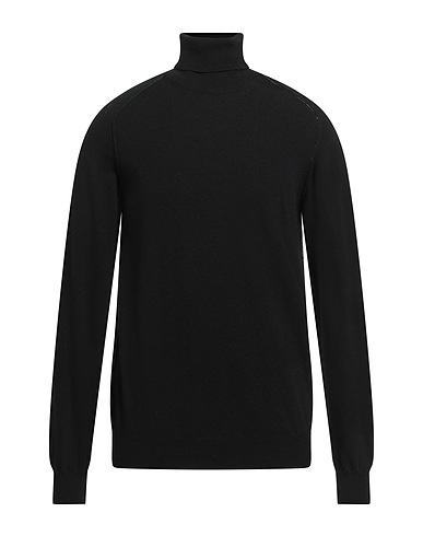 ROBERTO COLLINA Turtleneck Black 90% Merino Wool, 10% Cashmere