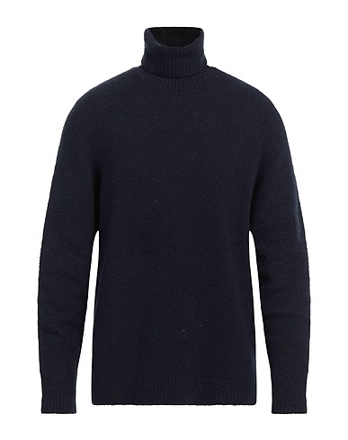 ROBERTO COLLINA Rollkragenpullover Nachtblau 80% Baumwolle, 16% Nylon, 4% Elastan