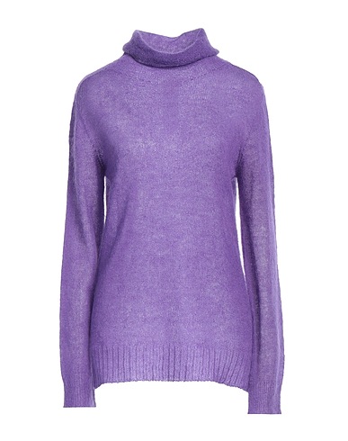 P.A.R.O.S.H. Polo neck Purple 50% Mohair wool, 32% Polyamide, 18% Wool