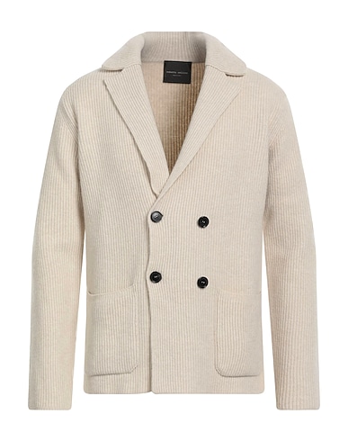 ROBERTO COLLINA Blazer Beige 90% Merino Wool, 10% Cashmere