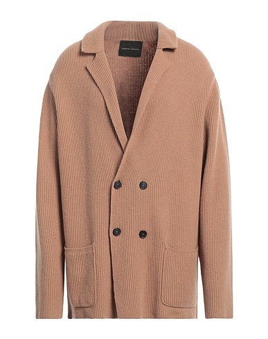 ROBERTO COLLINA Blazer Camel 90% Merino Wool, 10% Cashmere
