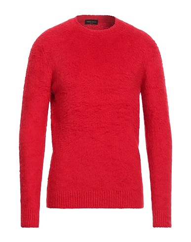 ROBERTO COLLINA Jumper Red 80% Cotton, 16% Nylon, 4% Elastane
