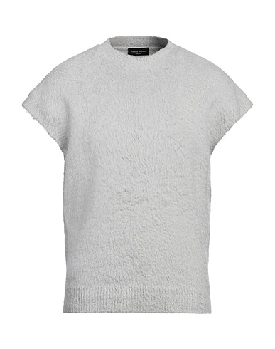 ROBERTO COLLINA Sweater Light grey 80% Cotton, 16% Nylon, 4% Elastane