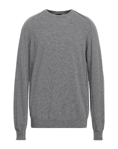 ROBERTO COLLINA Sweater Grey 90% Merino Wool, 10% Cashmere