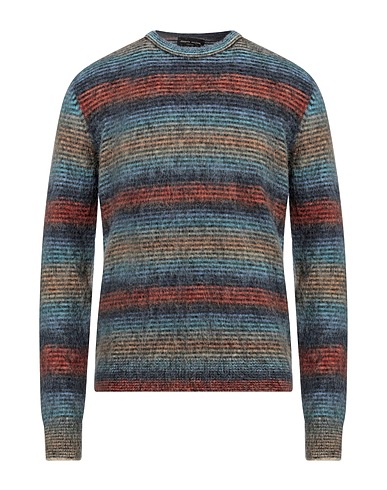 ROBERTO COLLINA Pullover Nero 26% Nylon, 25% Fibre sintetiche, 22% Lana mohair, 18% Lana di alpaca, 9% Lana