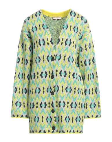 PUCCI Cardigan Yellow 66% Mohair wool, 31% Polyamide, 3% Wool