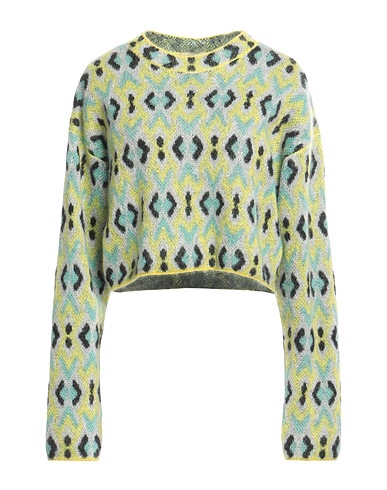 PUCCI Jumper Yellow 66% Mohair wool, 31% Polyamide, 3% Wool
