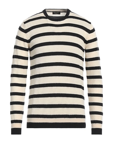 ROBERTO COLLINA Pullover Panna 75% Lana, 25% Lana di baby alpaca
