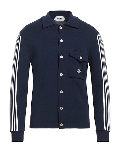 AUTRY Cardigan Navy blue 65% Viscose, 35% Polyamide