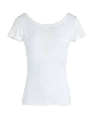 MAX&Co. T-shirt Bianco 67% Viscosa, 33% Poliestere